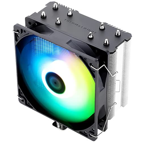 Thermalright AssassinX120 SE ARGB CPU Air Cooler, AX120 SE ARGB, 4 tubos de calor, TL-C12C-S PWM Quiet Fan CPU Cooler con rodamiento S-FDB, para AMD AM4 AM5/Intel LGA 1700/1150/1151/1200