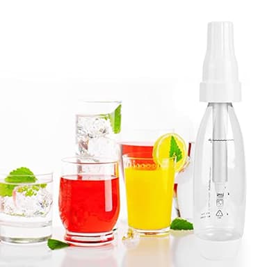 Gasificadora De Agua Máquina Portátil De Agua Con Gas Para El Hogar, Fabricante De Bebidas Carbonatadas Caseras, Sabores Y Agua Con Gas,Máquina De Agua Carbonatada Con CO2 Tanques(sin bombas de aire)