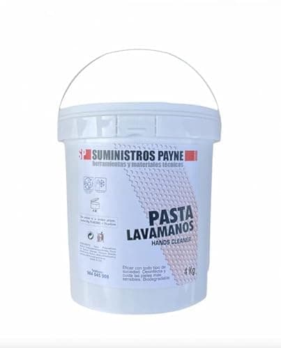 SUMINISTROS PAYNE Pasta Lavamanos para Mecanicos 4Kg / Pasta Taller/Limpieza de Manos/Quita Grasa/Desengrasante