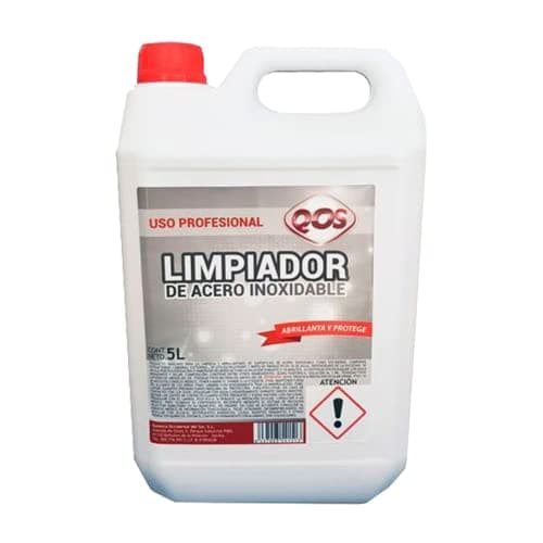 Clim Profesional - 5 Litros Limpiador de acero inoxidable para limpiar, abrillantar y proteger superficies de acero inoxidable, frigoríficos, cocinas, muebles