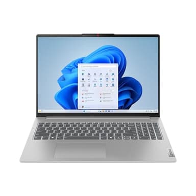 Lenovo IdeaPad Slim 5 Gen 9 Ordenador Portátil 16" 2K OLED (Intel Core Ultra 7 155H, 32GB RAM, 1TB SSD, Intel AI Boost, Wi-Fi 6E, Win 11 Home, Office de Prueba) Teclado QWERTY Español, Gris Claro