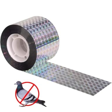 REGALUKOS® 1 Rollo Cinta Espantapájaros Exterior 80m * 4.8cm | Ahuyentador de Pájaros | Cinta Repelente Aves | Anti Palomas Exterior