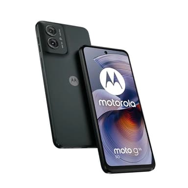Motorola Smartphone Moto g55 5G (pantalla FHD de 6,49 pulgadas, cámara de 50 MP, 8/256 GB, 5000 mAh, Android 14) Forest Grey, incluye funda protectora [disponible en Amazon]