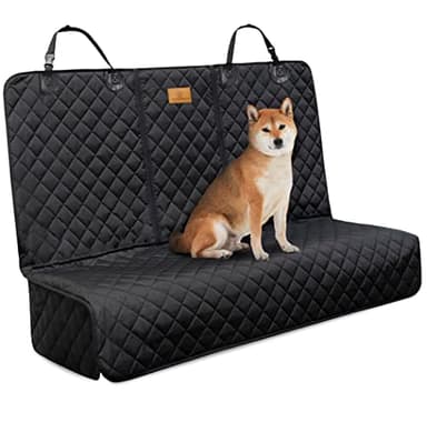 AMZPET Funda Coche Perros Asiento Trasero - Cubre Asientos Coche Perro Resistente al Agua y Muy Duradero - Protector Asiento Coche Perro - (56x45x133 cm)