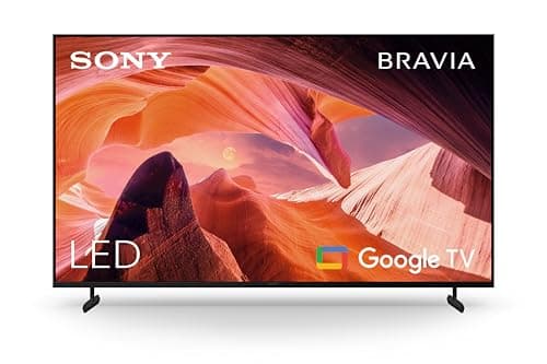 Sony BRAVIA KD85X80L, 85 Pulgadas, TV LED con 4K HDR, Smart Google TV, Funciones Eco y Gaming, Bravia Core, Marco enrasado