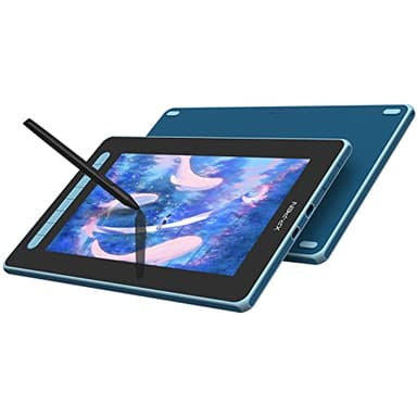 XP-PEN Artist 12 - 2.ª generación Tableta Gráfica con Pantalla Completamente Laminada de 127 % sRGB, Tableta Dibujo con Lápiz, Compatible con Windows, Mac OS X, Chrome OS, Linux, Android, Azul