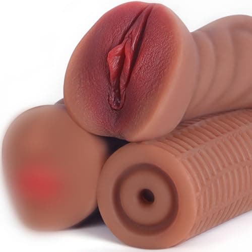 3 Piezas Masturbador Masculino Hombre Vagina Realista - Masturbádores Masculino Más Vendido Real Muñecas Sexuales Silicona Pussy, Juguetes Sexuales Hombre Eroticos Consolador Masculino Sexuales
