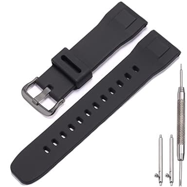 MCXGL Correa de reloj de silicona de liberación rápida de 23 mm compatible con Casio Pro Trek PRW-60Y 5578 5480 PRW-70 50 30 correa de repuesto impermeable deportiva de goma