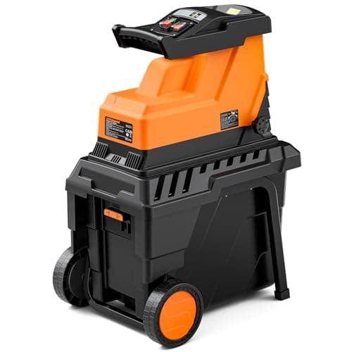 DOVAMAN GT10 Trituradora Silenciosa, Biotrituradora con Rodillo de 8 Dientes, Tritura hasta 45mm, 2800W Motor Sin Escobillas, 88dB, 55L Caja, 18:1 Relación, Triturado sin Esfuerzo de Residuo de Jardín