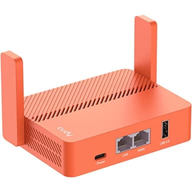 Cudy Enrutador De Viaje Wi-Fi De Bolsillo AC1200, Extensor/Repetidor para Hotel y Red Pública, WISP, Cliente y Servidor VPN, USB, TR1200