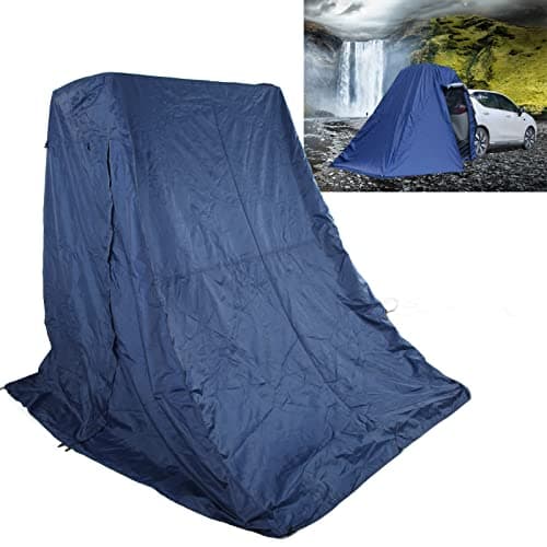 Tienda De Campaña para Coche, Tienda Campaña Coche, Toldo De Extensión para Tienda De Campaña, Doble Capa A Prueba De Lluvia con Bolsa De Almacenamiento para Puerta Trasera