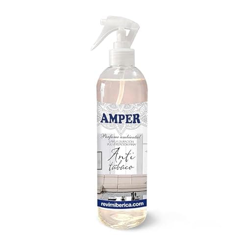 Ambientador aroma ANTITABACO. Elimina los malos olores del tabaco. Concentrado, permanente. AMPER ANTITABACO 250ml