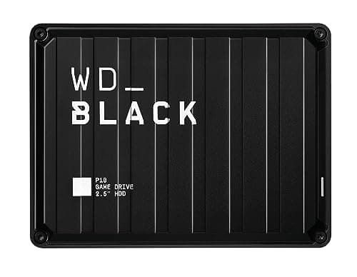 WD BLACK P10 5TB Game Drive HDD portátil USB 3.2 Gen 1 Type-A compatible con Playstation, Xbox, PC y Mac