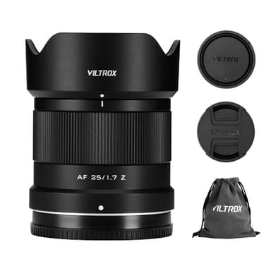 Viltrox AF 25mm F1.7 Objetivo para Fuji X, Automático Prime Lens con Gran Apertura para Fujifilm X Mount Cámaras X-A1 X-A2 X-A3 X-A5 X-H1 X-T1 X-T10 X-T2 X-T20 X-T100 X-PRO1 X-PRO2 X-E1