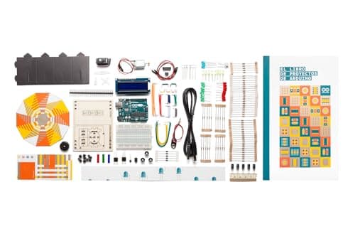 Arduino Official Starter Kit for Beginners [K030007] (Manual en Español) - Kit Completo para Aprender electrónica y programación, Ideal para Principiantes.