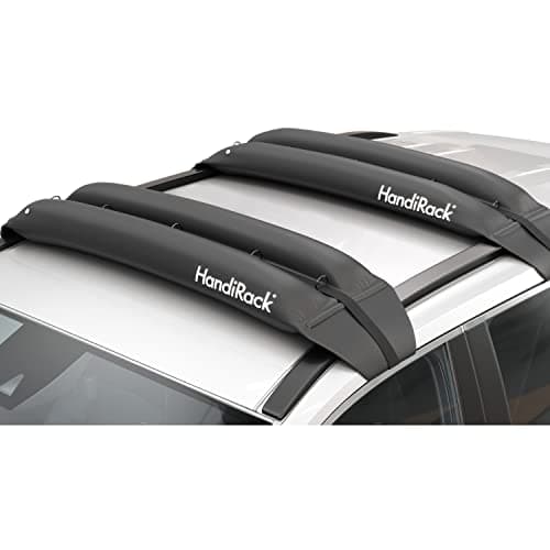 HandiWorld HRACK HandiRack Barras de Techo Universales - Barras de Techo de Alta Resistencia Quick Fit - Negro