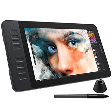 GAOMON PD1161, Tableta Gráfica con Pantalla de 11,6 Pulgadas, Monitor de Dibujo con 8 Teclas de Acceso Rápido y Lápiz óptico sin Batería con 8192 Niveles de Presión,Compatible con Windows, Mac