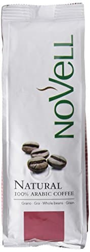 NOVELL - Café en Grano Natural 100% Arábico 1kg | Café Grano Natural para Experiencia Gourmet Premium | 4 Bolsas de 250 g | Fácil Uso con Válvula Unidireccional | Café Arábica Sostenible. .