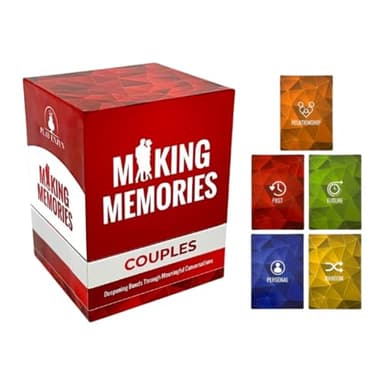 Play Enjyn Making Memories - Juegos de cartas para parejas para adultos: 150 tarjetas para conocerse mejor, tarjetas de conversación, juegos de parejas para adultos, para parejas, ideas para citas
