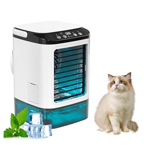 Con Caja De Hielo Aire Acondicionado Sin Tubo, Aire Portatil Acondicionado Atomización Silenciosa Aire Acondicionado Portátil Sin Tubo