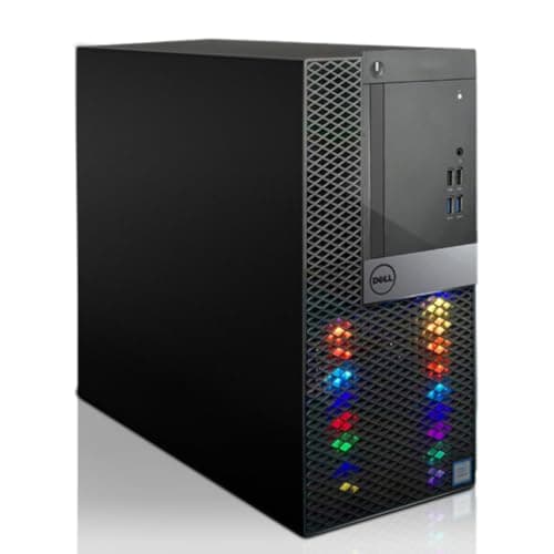 Dell pc Gaming Reacondicionado, Ordenador de Sobremesa, Quad Core I7-6700 up to 4.0GHz, Radeon RX 550 4GB GDDR5, RAM 16GB, SSD 512GB, WiFi 600M, Bluetooth 5.0, W10P64