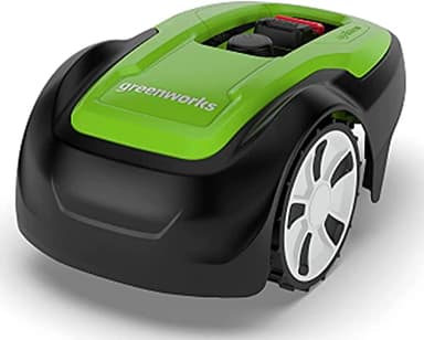 Greenworks Optimow S robot cortacésped para áreas hasta 300m2, pendiente 30%, muy silencioso, control bluetooth, características de seguridad avanzadas, protección robo, 3 años de garantía