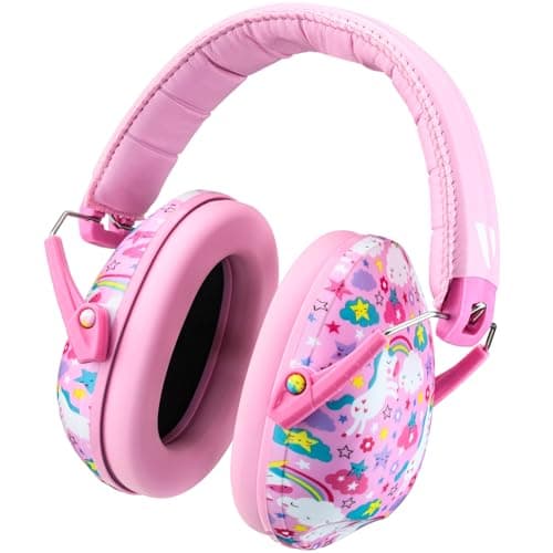 Vanderfields Cascos Antiruido Niños 27dB SNR, Protección Auditiva Niños, Cascos Insonorizados para Niños, Cascos Antiruido para Estudiar, Escuela, Viajes, Conciertos, Fuegos Artificiales