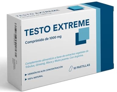 TESTO EXTREME 1000 MG | 10 Cáps. Sin Ninguna Contraindicación | Made In Italy | Energizzante Naturale con Tribulus, Maca, Muira Puama, Ginseng y L-Arginina