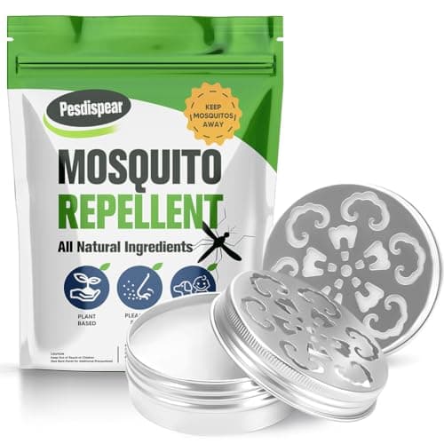 Pesdispear repelente de mosquitos, antimosquitos, repelente de mosquitos mejor que el atrapador de mosquitos y antimosquitos ultrasónico interior 2P-Baume