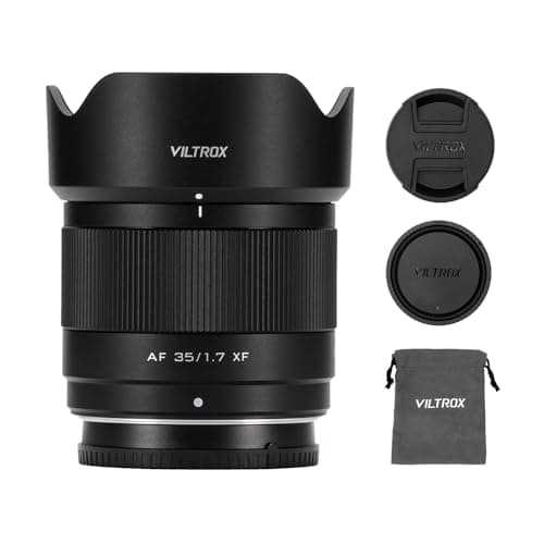VILTROX APS-C AF 35mm F1.7 Objetivo para Fuji X Mount, enfoque automático objetivo de distancia focal fija, compatible con cámaras Fujifilm X-S10 X-S20 X-A7 X-M5 X-E4 X-T1 X-T10 X-T2 X-T20 X-T3 X-T4