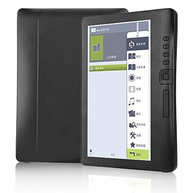 Libro electrónico, BK7019 Lector de Libros electrónicos portátil de 7 Pulgadas La Pantalla Colorida admite Tarjeta TF(8GB)