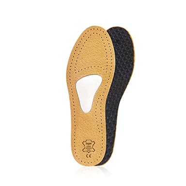 Kaps Plantillas Zapatos Ortopédicas Cuero para Neuroma de Morton y Dolor de Pies, con Soporte y Almohadilla para Arco Metatarso, para Hombres y Hujeres, Allevia, Todas las Tallas (45 EUR)