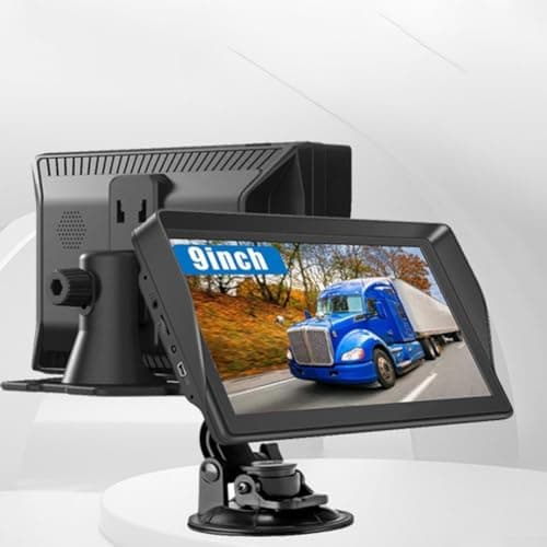 HEIBTENY Navegador GPS esencial para camioneros de 9 pulgadas, sistema de navegación GPS 2024, para coche, camión, autobús, taxi, peatón, RV, para semirremolque, autocaravana