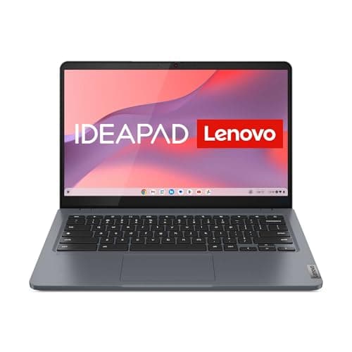 Lenovo Chromebook Plus IdeaPad 3i | Pantalla Full HD de 14" | Intel Core i3-N305 | 8GB de RAM | SSD de 128 GB | Tarjeta gráfica Intel | Chrome OS | QWERTZ | Gris