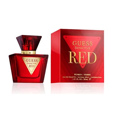 GUESS Seductive Red, Eau de Toilette para Mujer, Colonia Gourmand, Fragancia Sensual, Larga Duración, 30 ml
