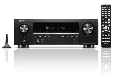 Denon AVR-S770H - Receptor de Cine en casa de 7.2 Canales (Modelo 2023) - Receptor HDMI UHD 8K (75 W x 7), transmisión inalámbrica a través de HEOS, Bluetooth y Wi-Fi Integrado, Dolby TrueHD, DTS
