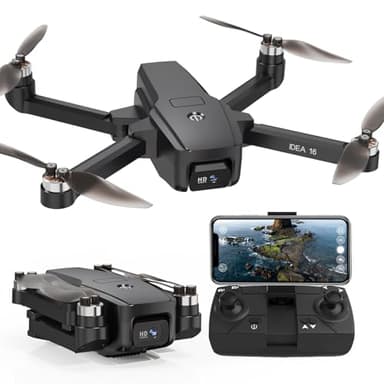 Drones con Camara 4K Motor sin Escobillas Dron Velocidad Máxima de Vuelo 40km/h Resistencia al Viento Nivel 4 Transmisión WiFi 5G Drone para Principiantes