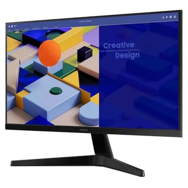 Samsung LS24C312EAUXEN - Monitor de 24" FullHD (1920 x 1080, 16:9, 75Hz, 5ms, Diseño sin Bordes, LED, Panel IPS, AMD FreeSync, Modo Eye Saver, Flicker Free), Negro