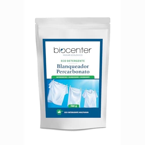 BIOCENTER - Percarbonato puro y certificado ecológico - Blanqueador natural para la ropa, Quitamanchas, Higienizante -100% biodegradable