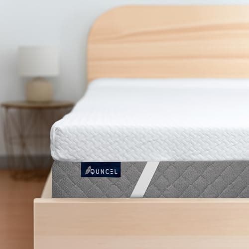 QUNCEL® Topper Viscoelastico 100% ViscoGel | 150x190 | 7cm | Desarrollado en España | Sobrecolchon 150 x 190, Topper Viscoelástico 150x190, Topper Colchón,Mattress Topper Colchon de Alta Densidad.