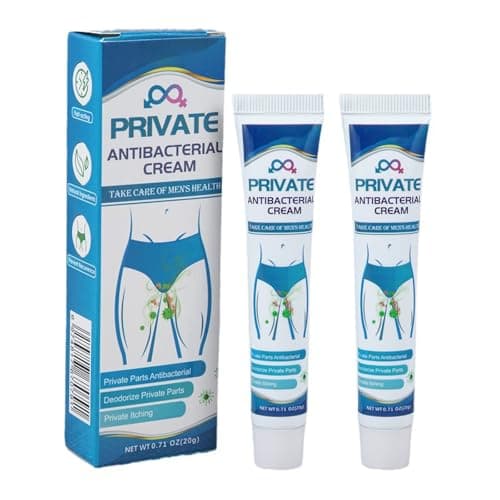 Wootapson 2Pc Crema Antibacteriana Para La Piel,Crema Para Aliviar La Picazón, Jock Itch Crema,Crema Para El Tratamiento De La Intimidad,Crema Para Picazón Genital,Crema De Tratamiento Itch