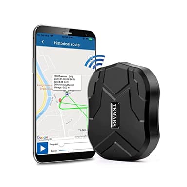 TKMARS Localizador GPS para Coche,5000mah Impermeable Magnético y Antirrobo Localizador GPS Moto,90 Días de Espera App Coche Gratuito Motocicleta Camión TK905