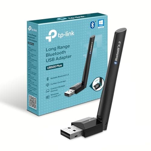 TP-Link UB500 Plus - Adaptador Bluetooth USB, Bluetooth 5.3, Antena multidireccional, Compatible con Windows 11/10/8.1/7
