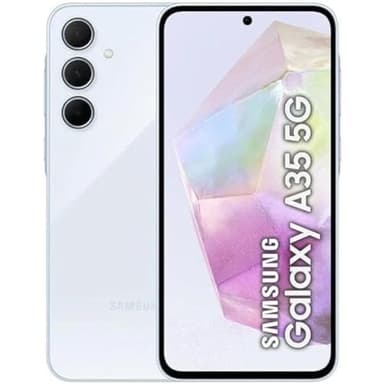 Samsung Galaxy A35 5G Display FHD+ Super AMOLED 6.6", Android 14, 8GB RAM, 256GB, Dual SIM, Batteria 5.000 mAh, Awesome Iceblue