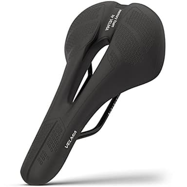Velmia Sillín Bicicleta de Montaña I Mountainbike. Asiento de Bicicleta Acolchado de Espuma Comodo Ideal para Mujer y para Hombre, Impermeable y Ergonómico