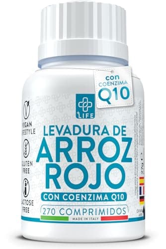 Levadura De Arroz Rojo Colesterol 270 Comprimidos Piulife® 2,95mg Monacolina K Levadura De Arroz Rojo Con Q10 Rico En Fibra Y Polifenoles, Bienestar Cardiovascular, Levadura Roja De Arroz Vegano
