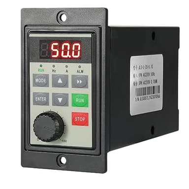 DEWIN Convertidor de Frecuencia VFD, 0.75kW 220V VFD Inversor Variador de Frecuencia Convertidor de Frecuencia Monofásico Controlador de Velocidad del Motor 220V Entrada Monofásica Salida Trifásica
