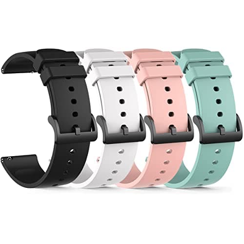 RuenTech Compatible con reloj inteligente ZOSKVEE 22 mm, correa de silicona suave para reloj ZOSKVEE P95, Silicona