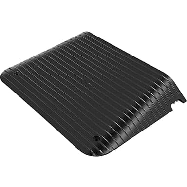 Rampa Individual para bordillos de 10 cm. Mejora la accesibilidad. Ideal para Moto o para Silla de Ruedas. Goma Resistente y Duradera.