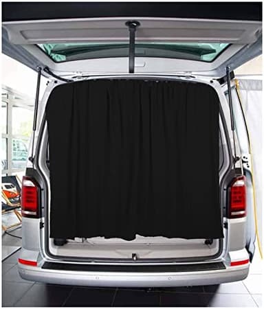 BREMER SITZBEZÜGE Cubierta para Puerta de Maletero, protección Solar, Cortina Compatible con VW Caddy a Partir de 2003 – 2022 en Negro
